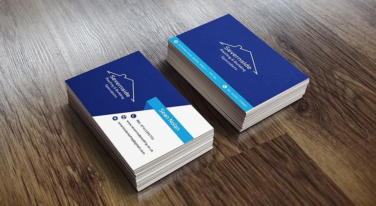Severn Side Roofing - Business Cards - Multiple Graphic Design